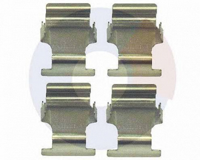 CARRAB BRAKE PARTS 2341 -  Комплектующие, колодки дискового тормоза